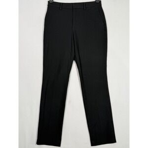 Uniqlo Heattech Black Dress Pants Womens‎ Size 2 Straight Leg Career